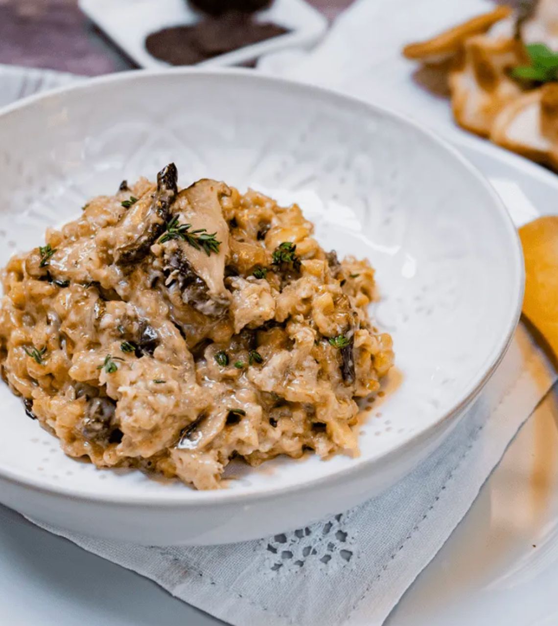 Risotto de Setas y Trufa